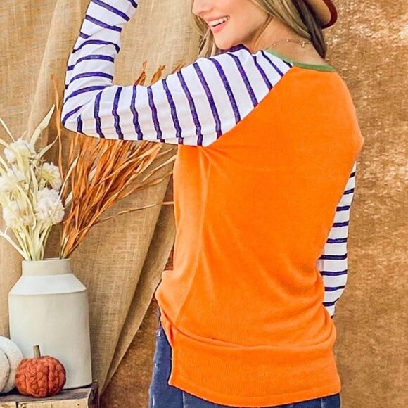 Color Block Knit Top - Picture 2 of 2